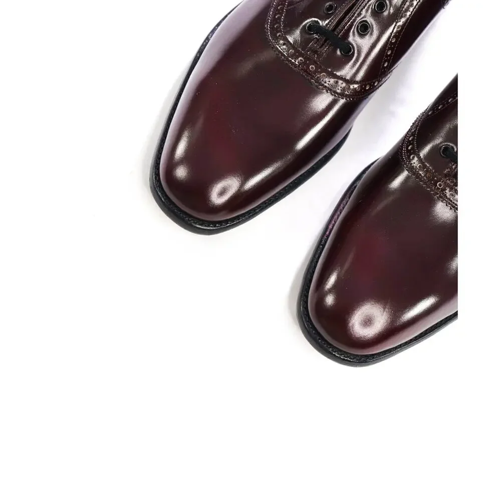 $1,370 CHURCH'S - Shell Cordovan Oxblood Oxfords - US 12 (11UK)